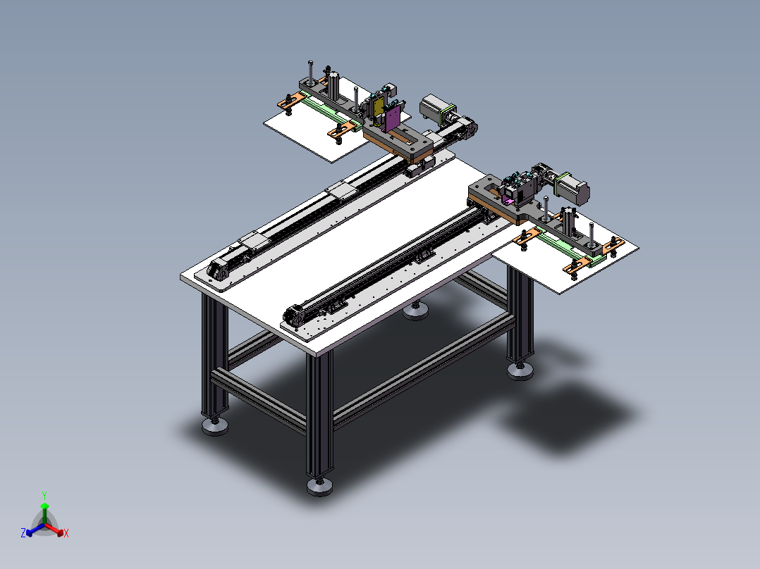 片状搬运机械手正等轴测图