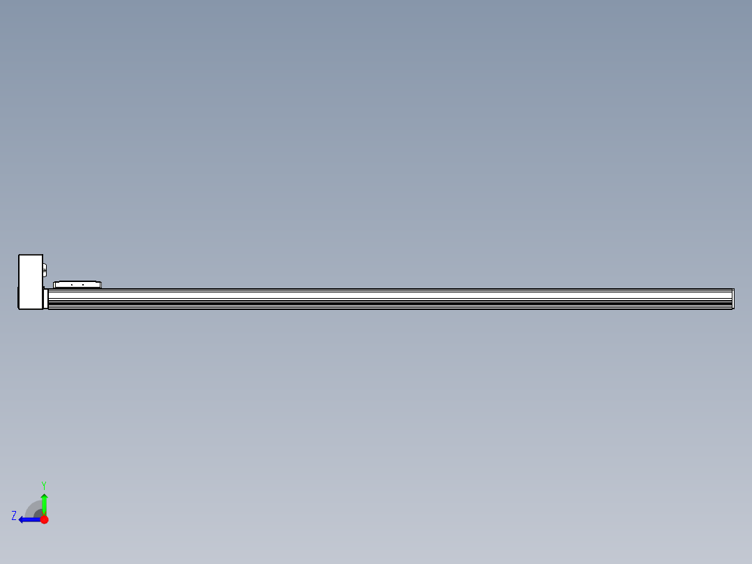 同步带全封闭直线模组TPA-HCB-105D-90-L1650-RU-C-P20-N3右视图