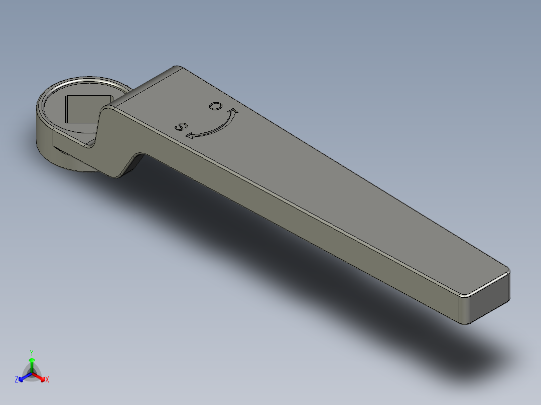 管道手动球阀-水管开关阀-手动阀门User Library-MD52C150DN15-2_DN15~20Handle主视图