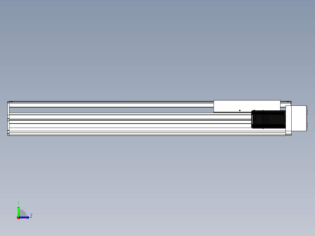 Toyo东佑达直线模组-ETH22-650-BR-400W左视图