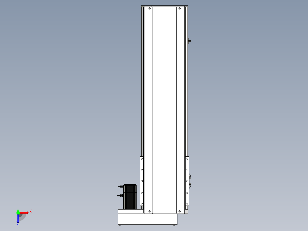 Toyo东佑达直线模组-ETH22-650-BR-400W俯视图