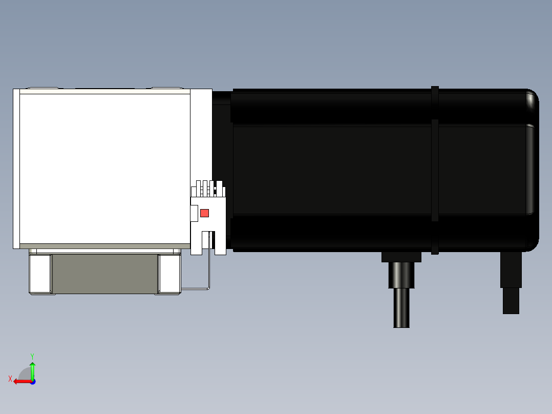 Toyo东佑达直线模组-M65M-X78-2500-L-M40-C4后视图