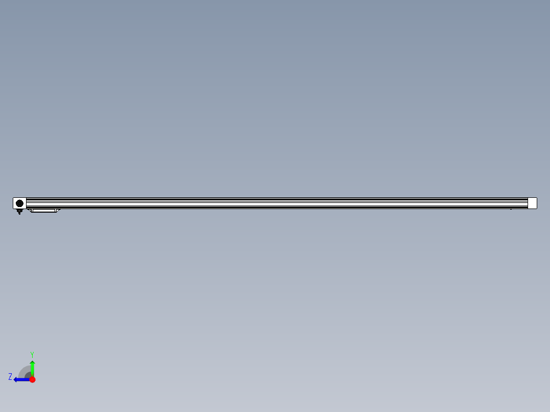 Toyo东佑达直线模组-M65M-X78-2500-L-M40-C4右视图