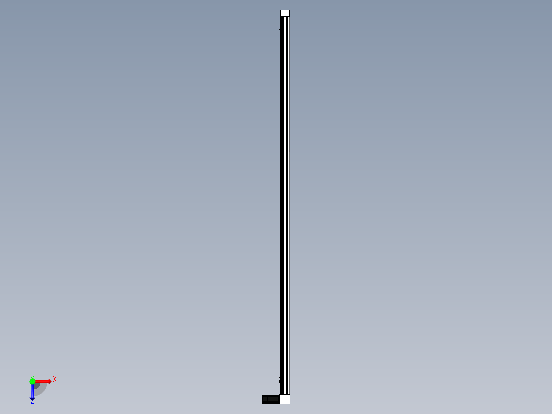 Toyo东佑达直线模组-M65M-X78-2500-L-M40-C4俯视图