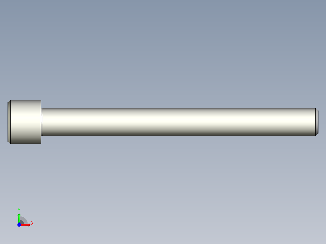 内六角螺钉-BOLT-M10-100-70-12-16-10-C1.stp前视图