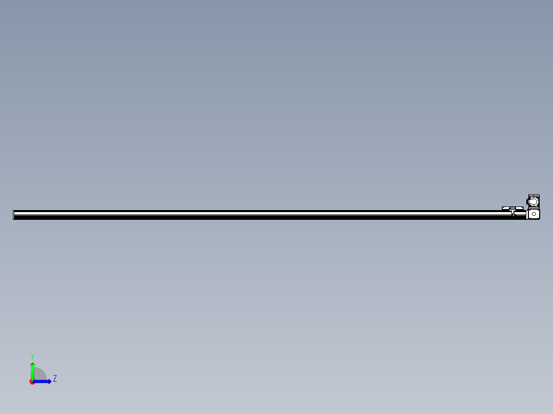 同步带全封闭直线模组TPA-HCB-105D-90-L2850-RU-C-P20-N3左视图