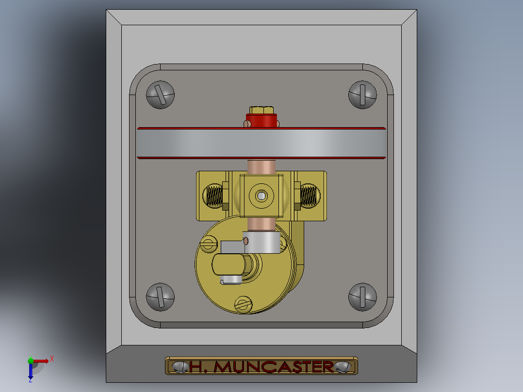 蒸汽机simple-oscillating-engine-1836-模型格式为 sw俯视图