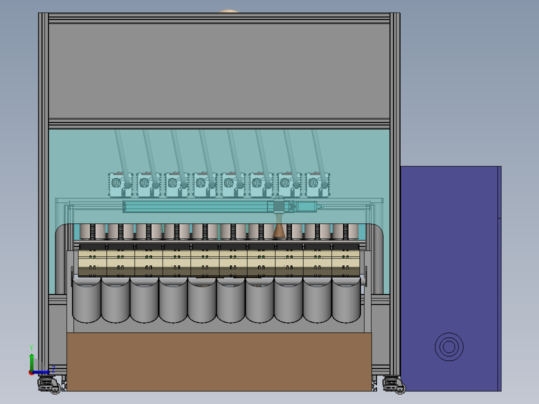 人工上料激光打码机sw18可编辑左视图