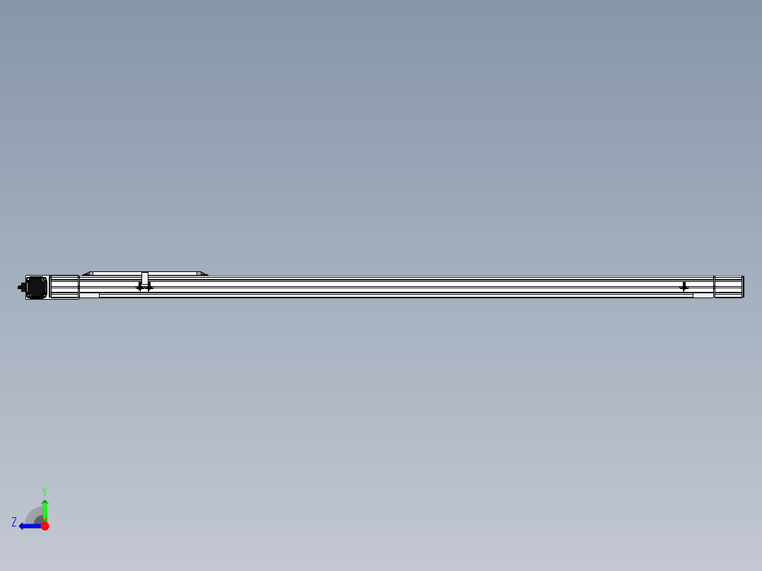 Toyo东佑达直线模组-M65-M-1500-L-M40-C4右视图