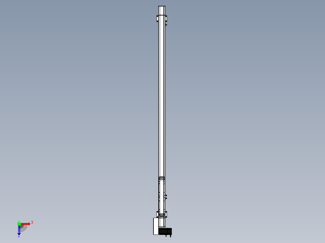 Toyo东佑达直线模组-M65-M-1500-L-M40-C4俯视图