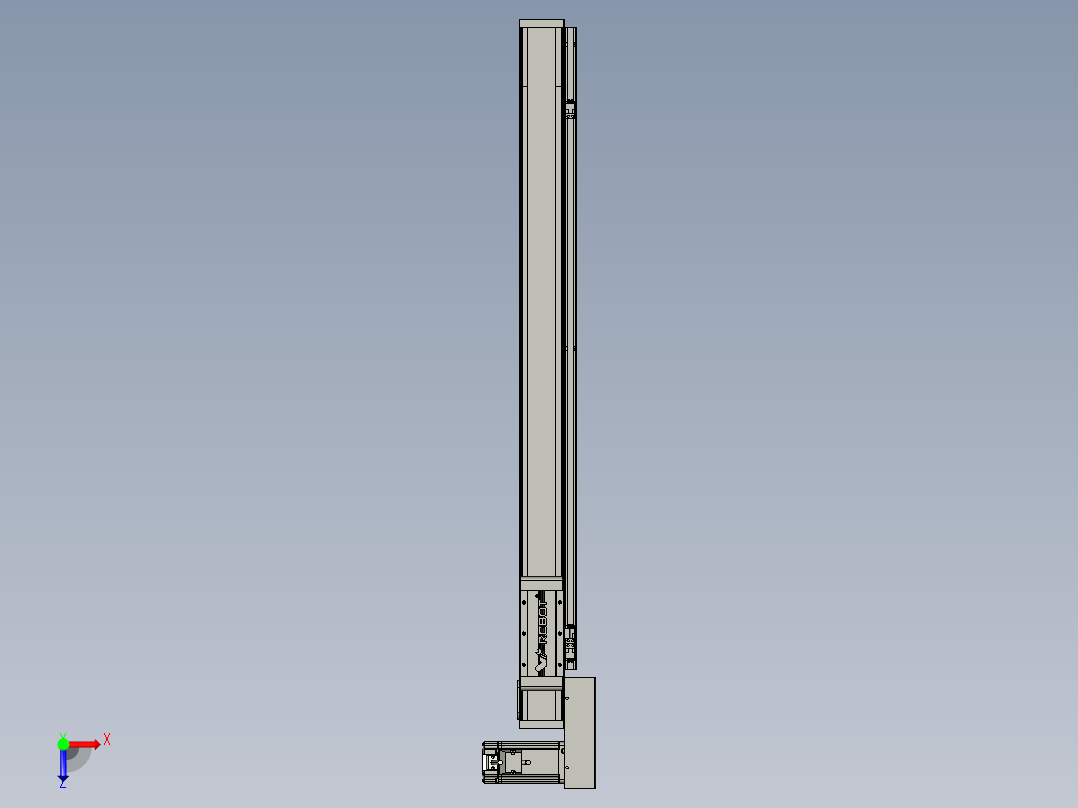 欧规系列-LB6A-L65-S750-BL-ZP40-C3俯视图
