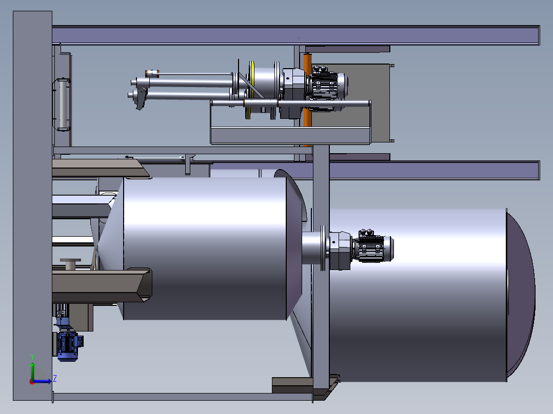 压力容器系统左视图