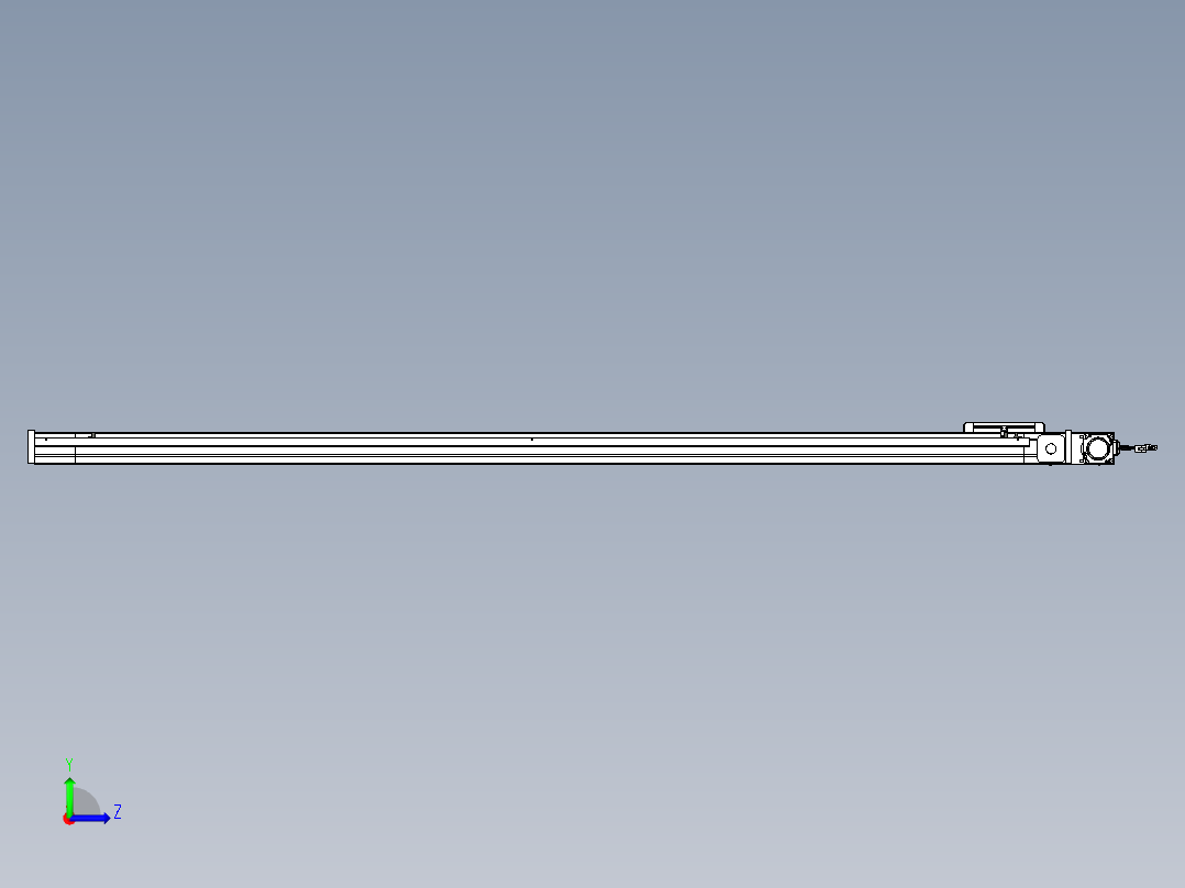威洛博LB.GB同步带传动--欧规系列LB6A-L65-S1850-BL左视图
