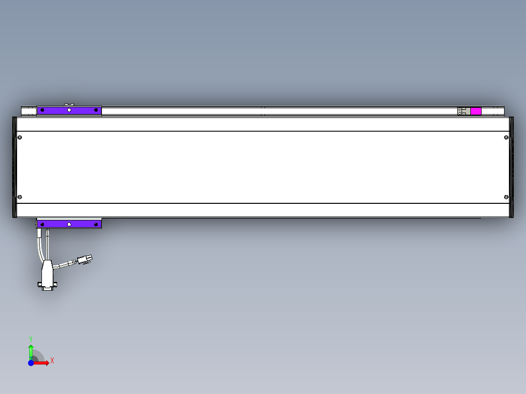 威洛博VL系列直线电机模组-VL17E1-S650前视图