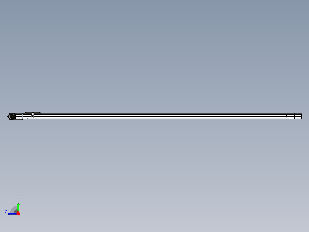 Toyo东佑达直线模组-M65-S-X52-3000-L-M40-C4右视图