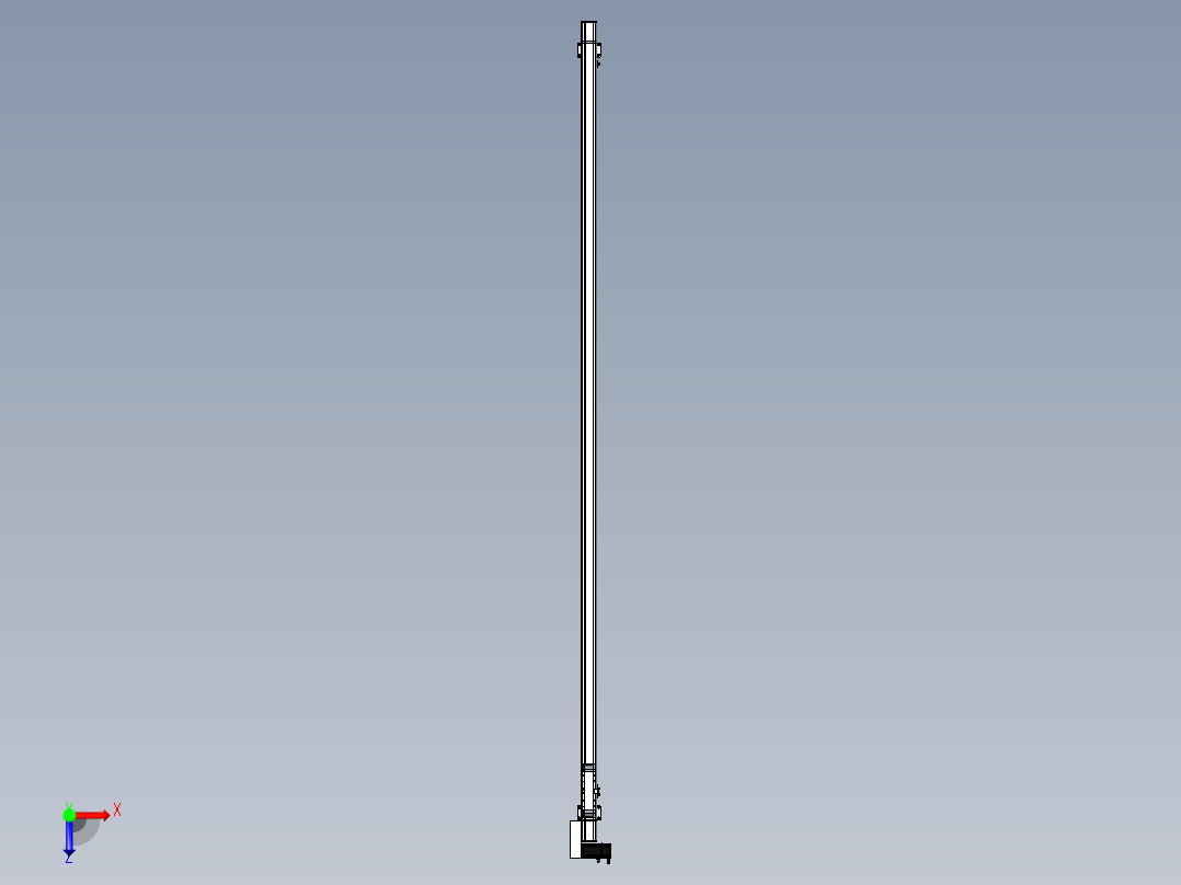 Toyo东佑达直线模组-M65-S-X52-3000-L-M40-C4俯视图