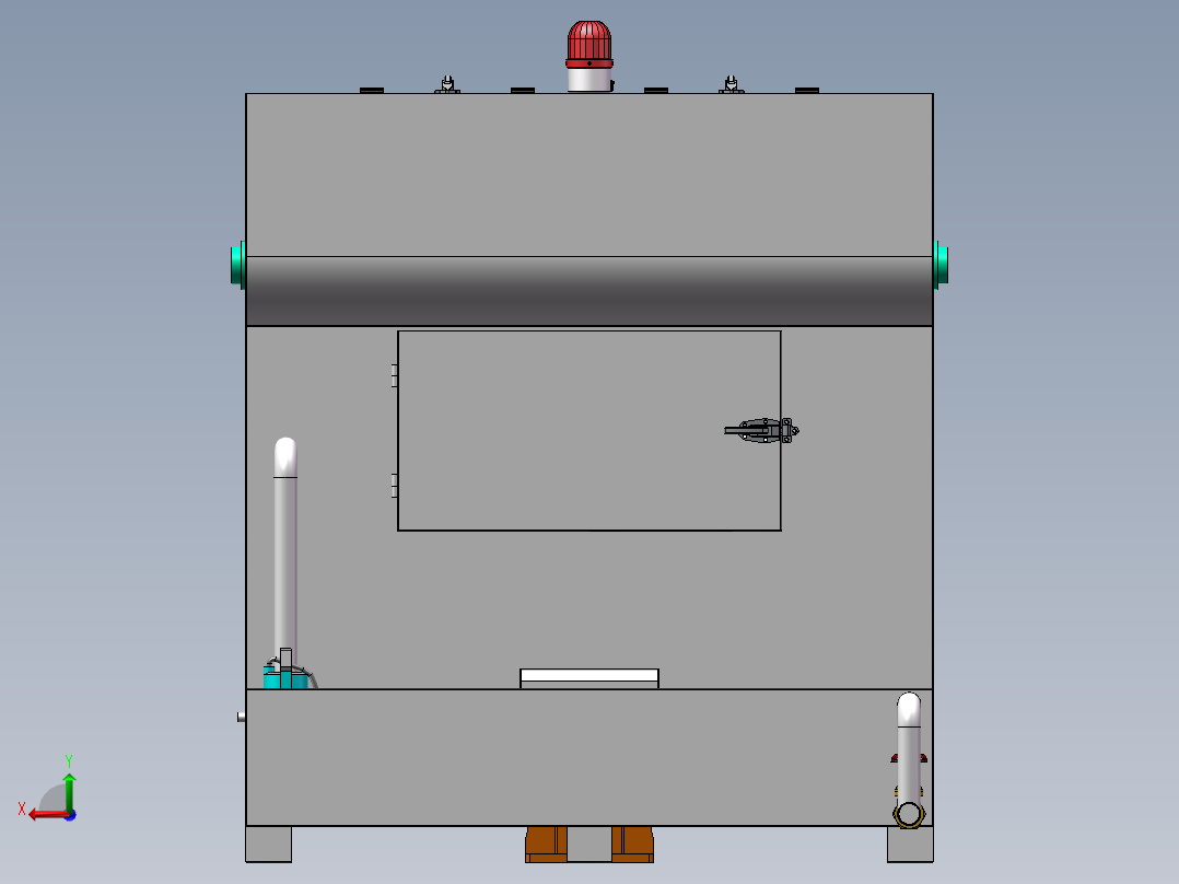 一体式除尘砂带抛光机sw16可编辑后视图