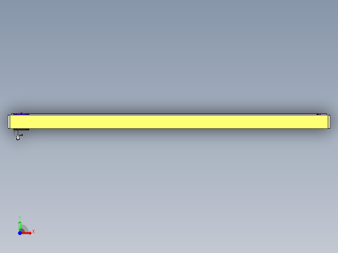 威洛博VL系列直线电机模组-VL14S2-S3100前视图