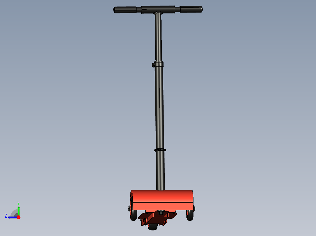 儿童滑板车右视图