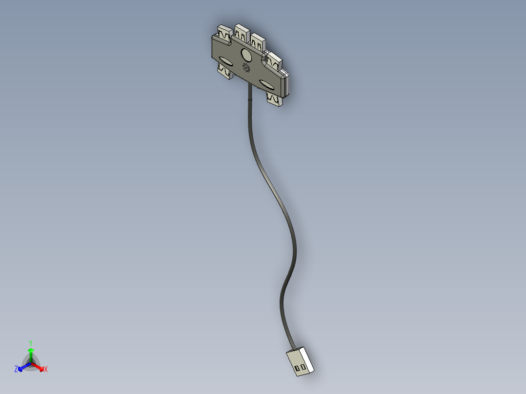 USB集线器主视图