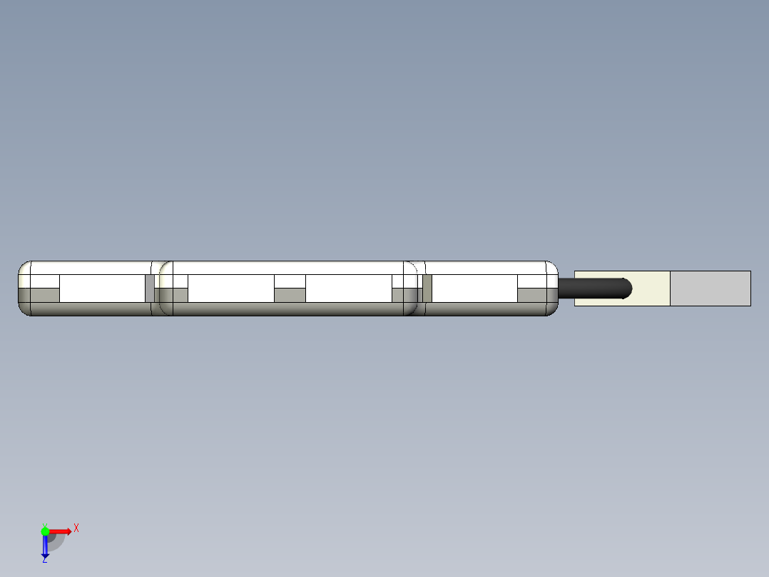 USB集线器俯视图