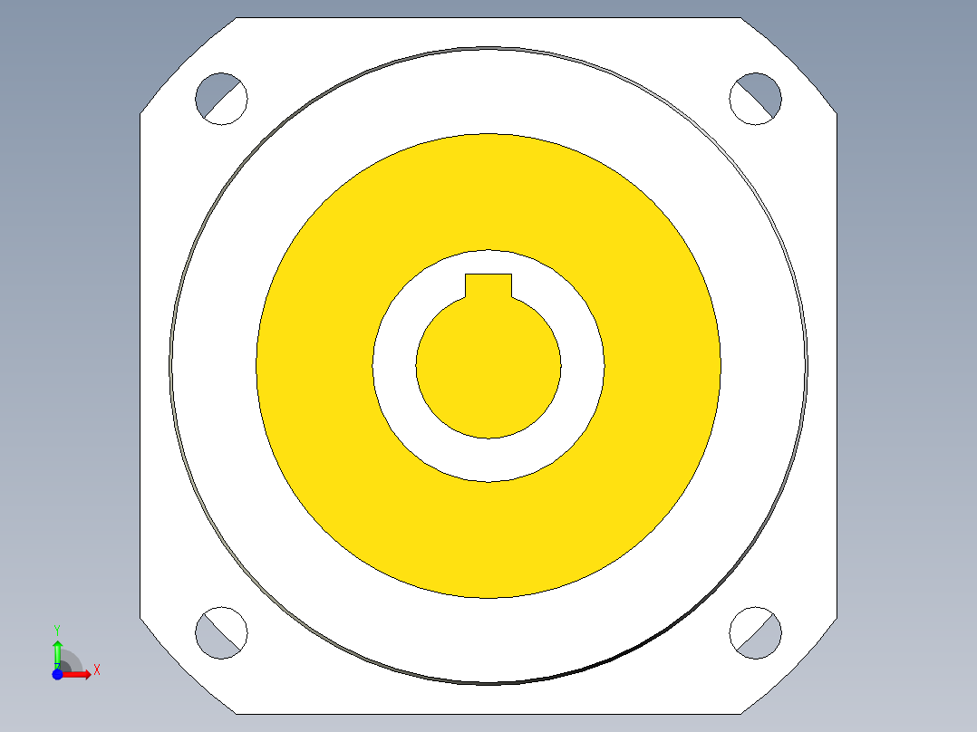 直齿孔PLX120-L2 19-70-90-M5.stp前视图