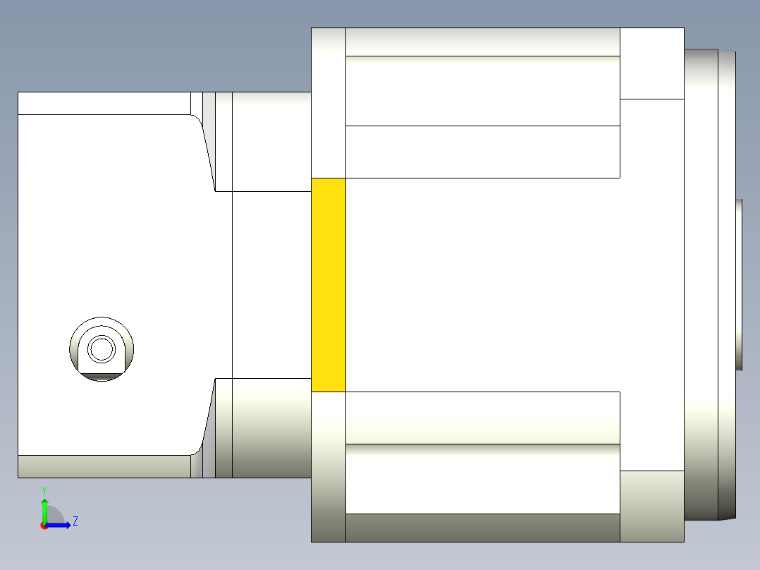 直齿孔PLX120-L2 19-70-90-M5.stp左视图