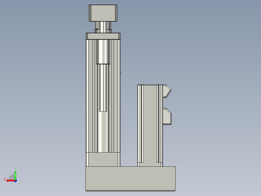 12VZ电动缸-VZ5D-S50-BD后视图