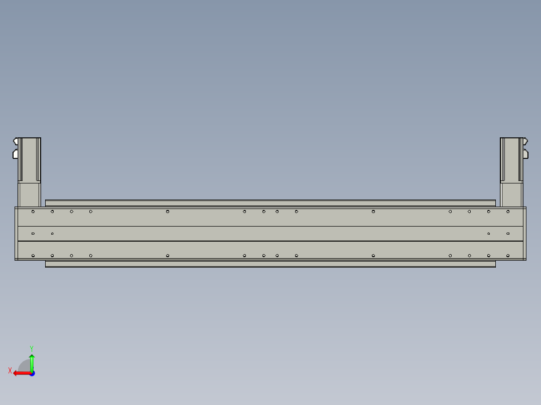 威洛博双电机滑台-VBF14S2-L100-S750-BLR-P40-C6后视图