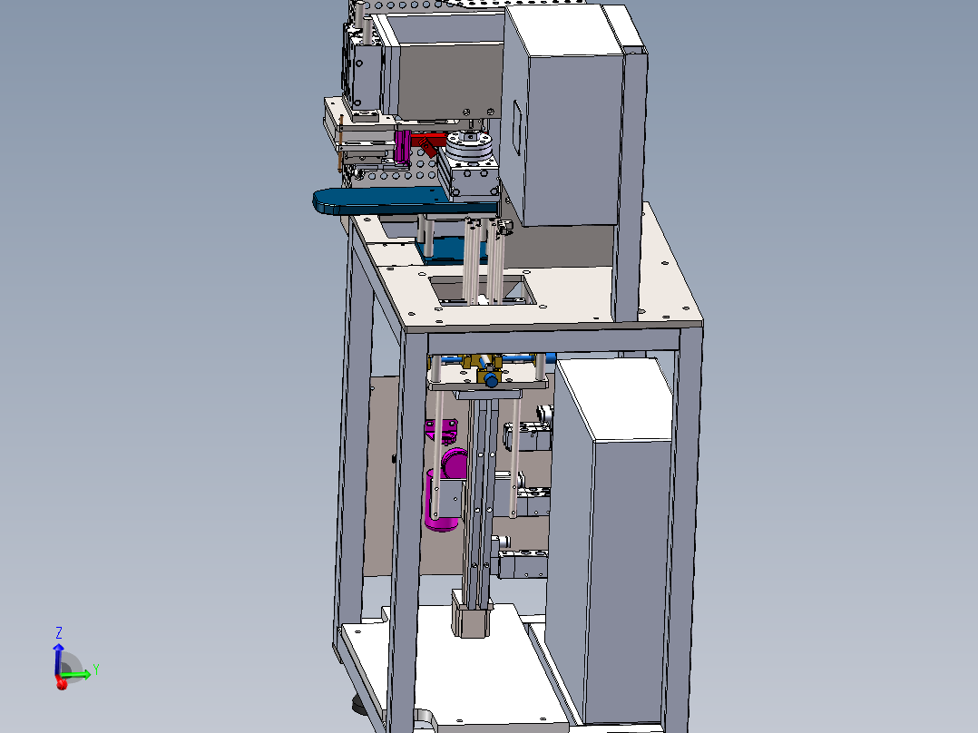 手套烫字机总装v3.0.zip主视图