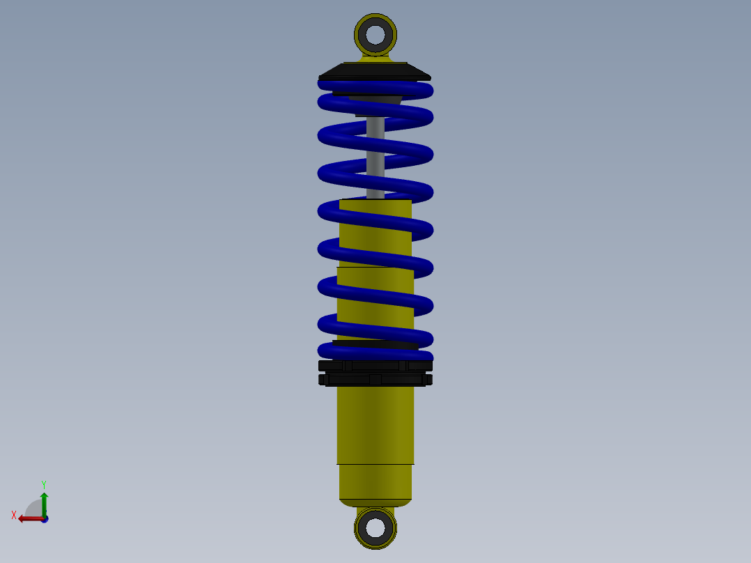 弹簧减震器设计模型164346==20dw后视图