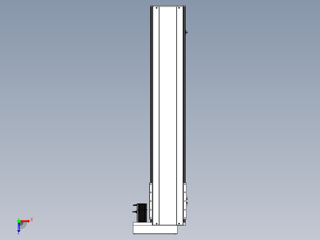 Toyo东佑达直线模组-ETH22-1050-BR-400W俯视图