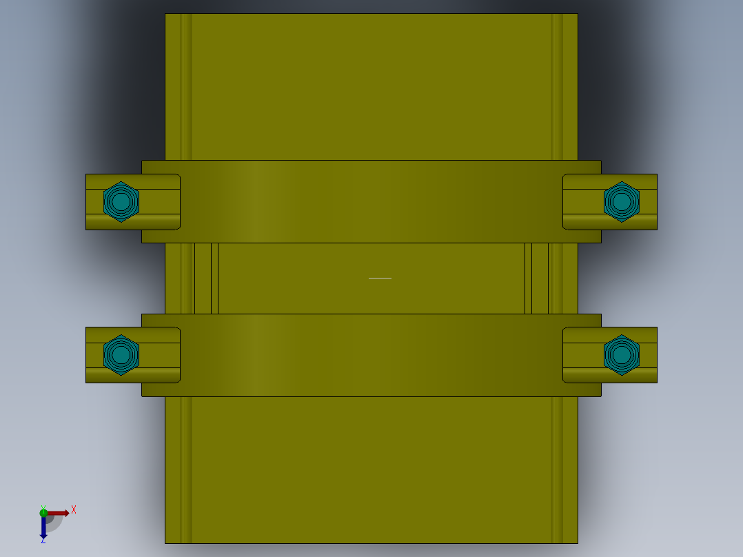 支架 (10)俯视图