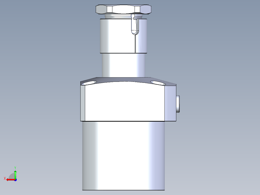 KOSMEKLHA1050-CL-Y60多系列多零件图纸模型后视图