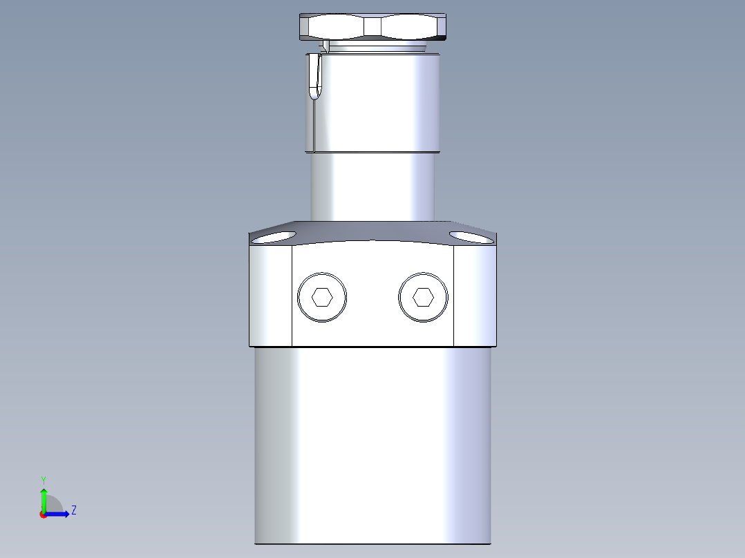 KOSMEKLHA1050-CL-Y60多系列多零件图纸模型左视图