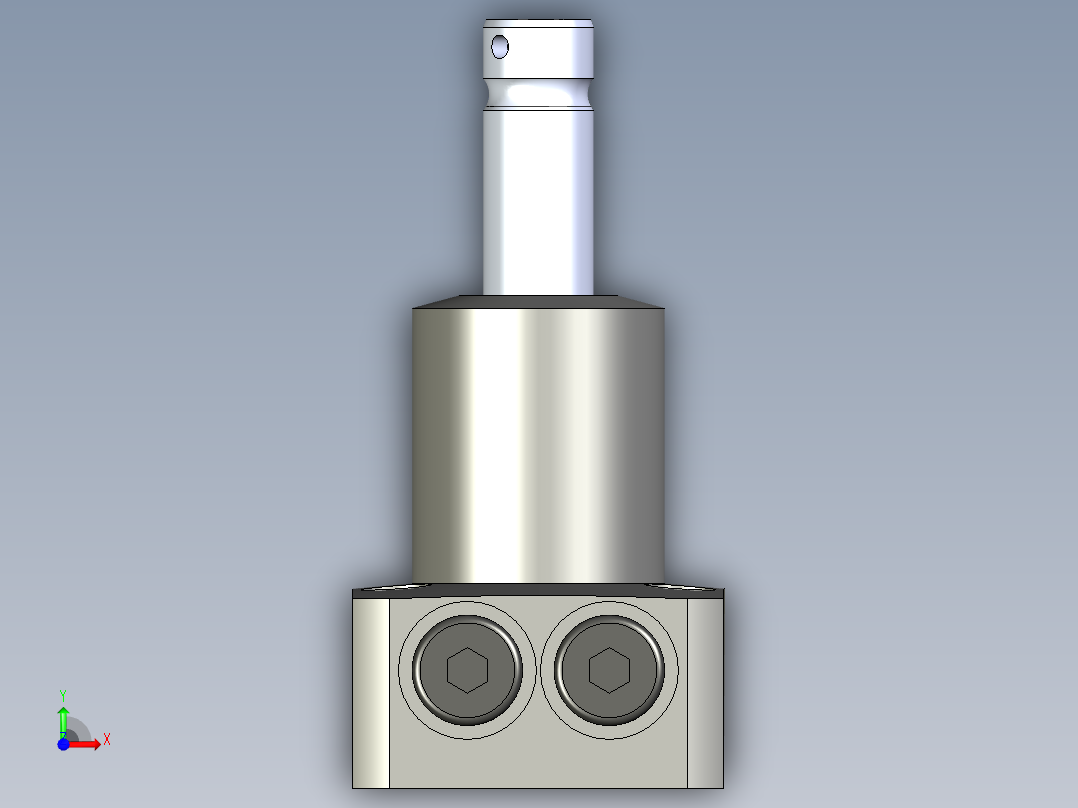 KOSMEKTLB0401-2CR多系列多零件图纸模型前视图