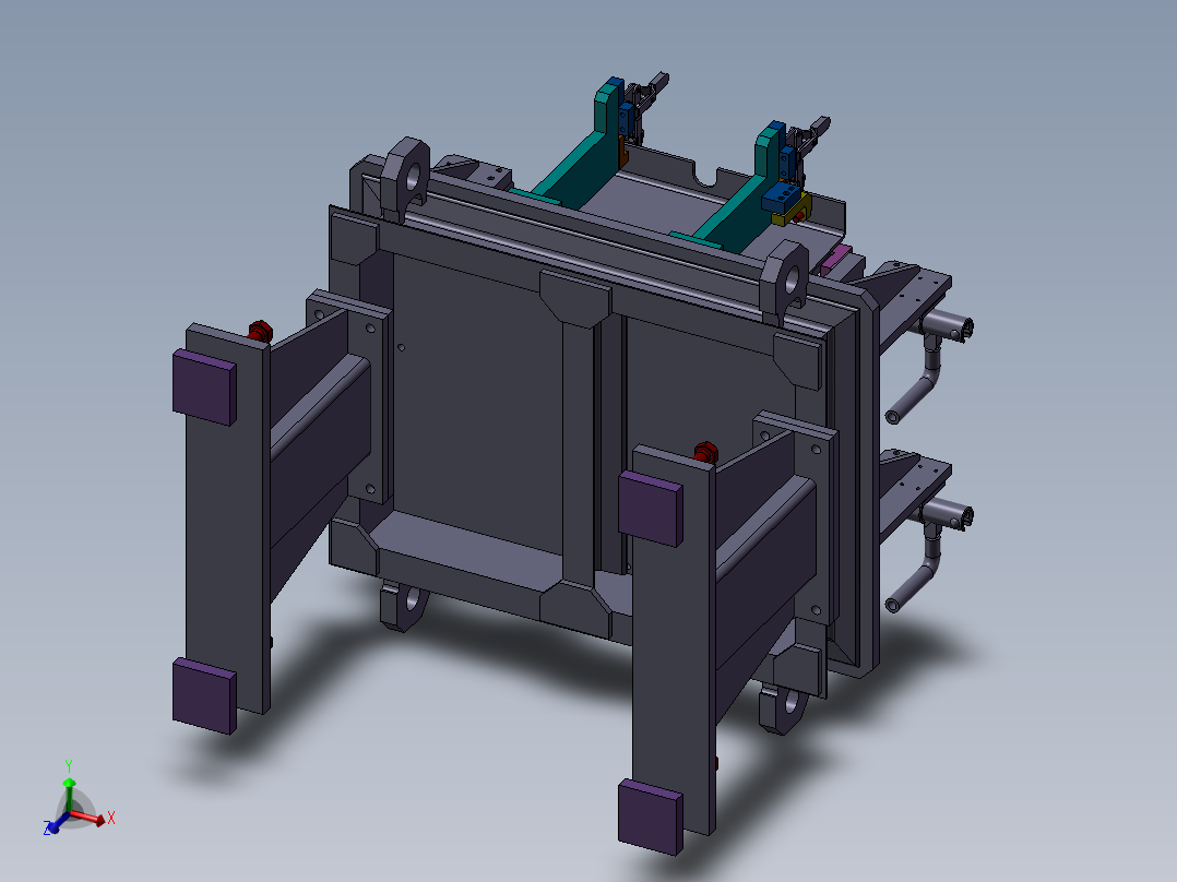 钣金焊接主视图
