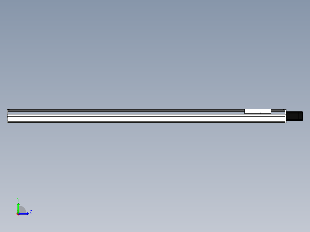 Toyo东佑达直线模组-ETH22-2000-BC-750W左视图