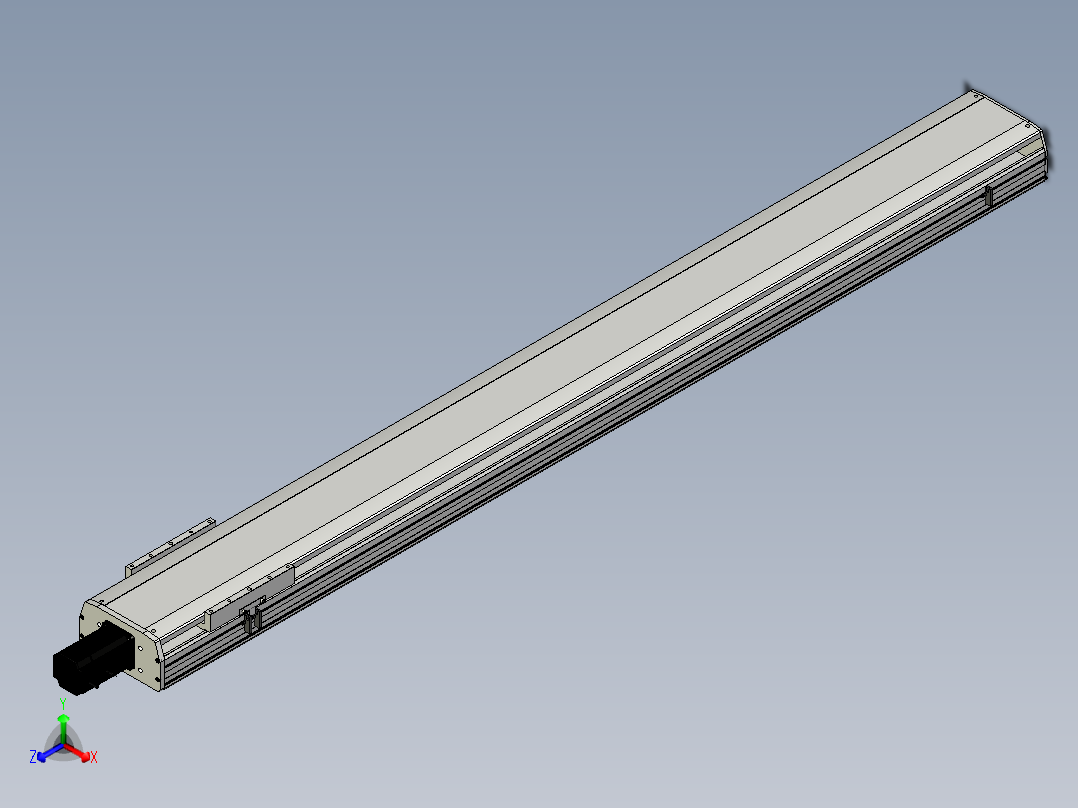 Toyo东佑达直线模组-ETH22-2000-BC-750W正等轴测图
