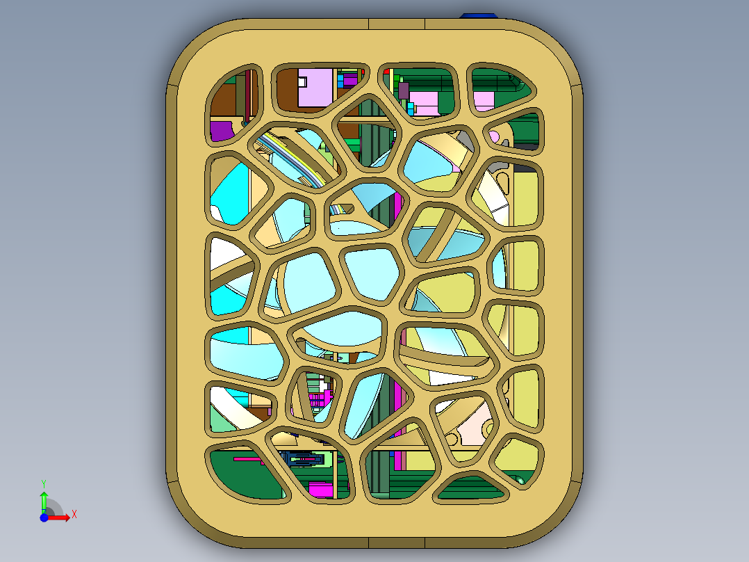 电竞小型游戏台式电脑主机全套前视图