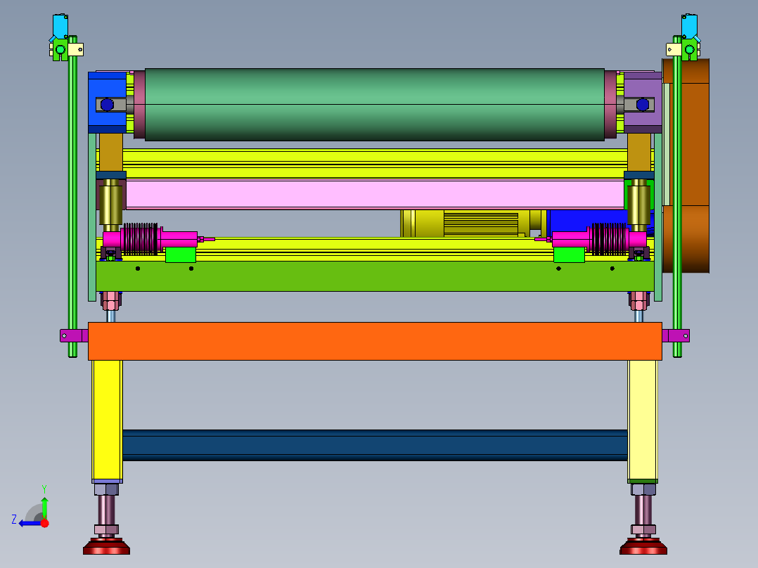 大量程检重秤选别机右视图