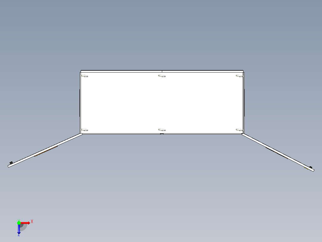 双柜组装120A交流接触器plc控制柜 56286俯视图