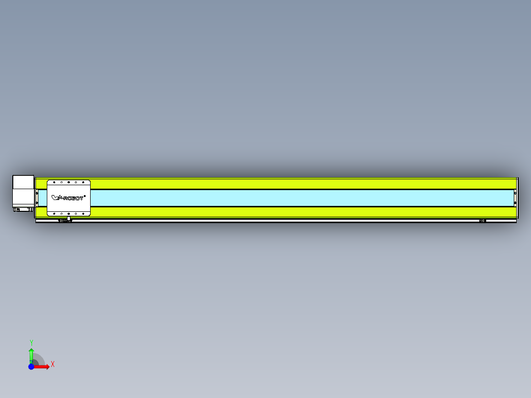 威洛博VBC同步带传动一无尘环境VBC17-L45-S1700-BRD-ZP75-C3前视图