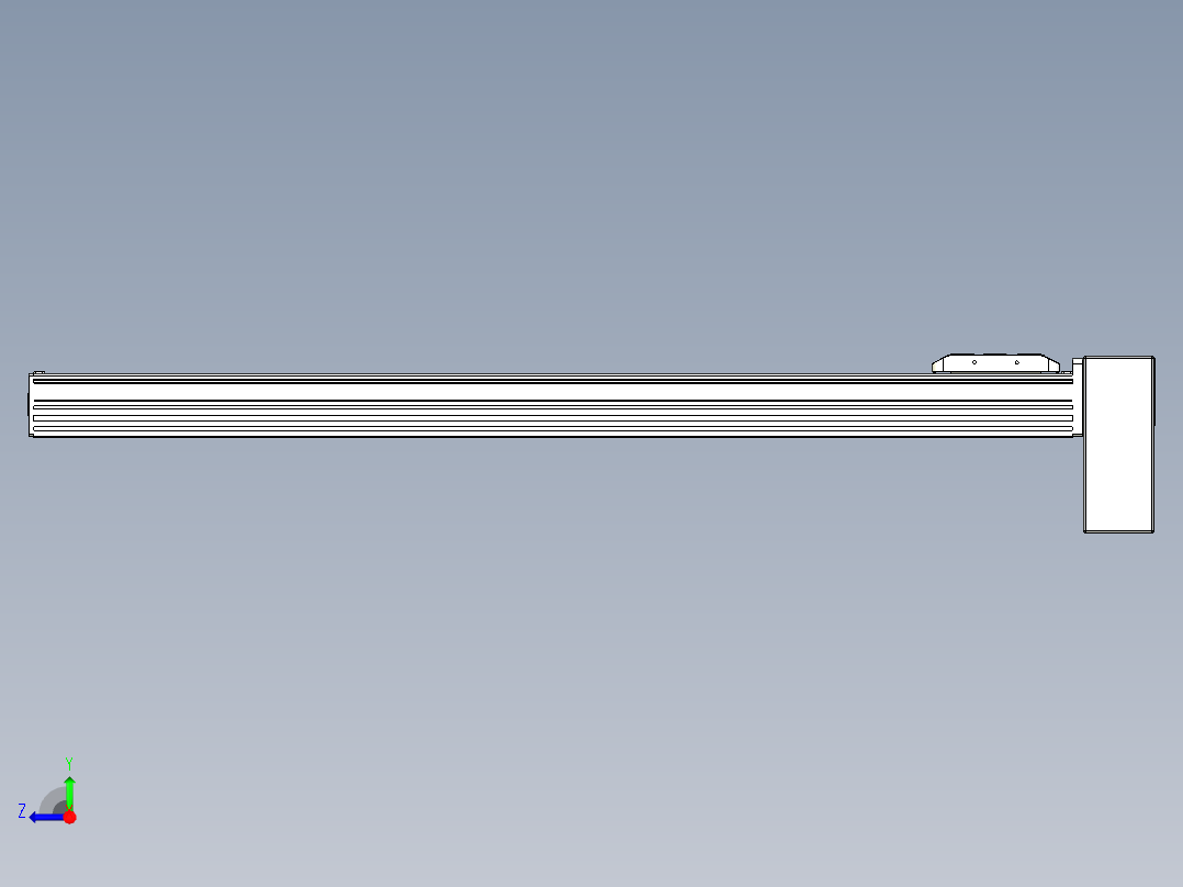 同步带全封闭直线模组TPA-HCB-85D-90-L800-LP-C-P20-N3右视图