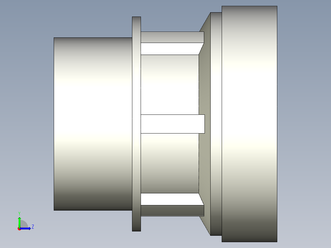 21FBRV 结合布什与BSP的阳螺纹端左视图