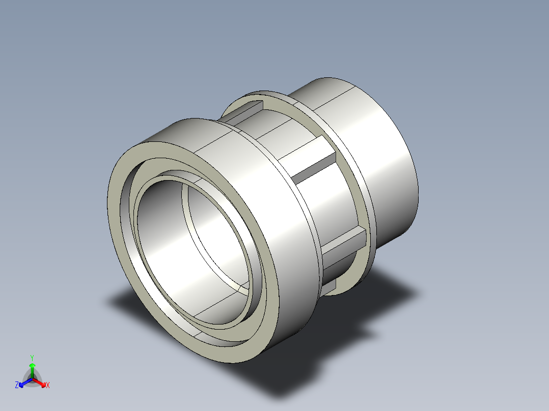 21FBRV 结合布什与BSP的阳螺纹端正等轴测图