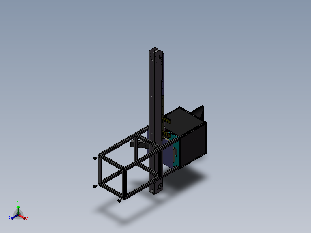 旋转分料在线视觉系统检测正等轴测图