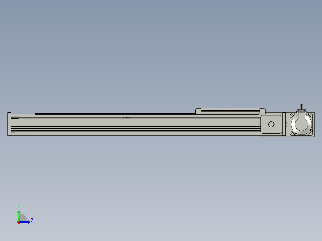 欧规系列-LB8-L75-S600-BL-ZP75-C3左视图