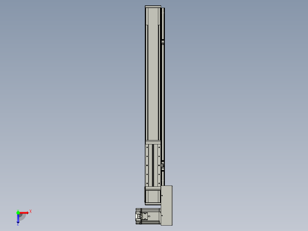 欧规系列-LB8-L75-S600-BL-ZP75-C3俯视图