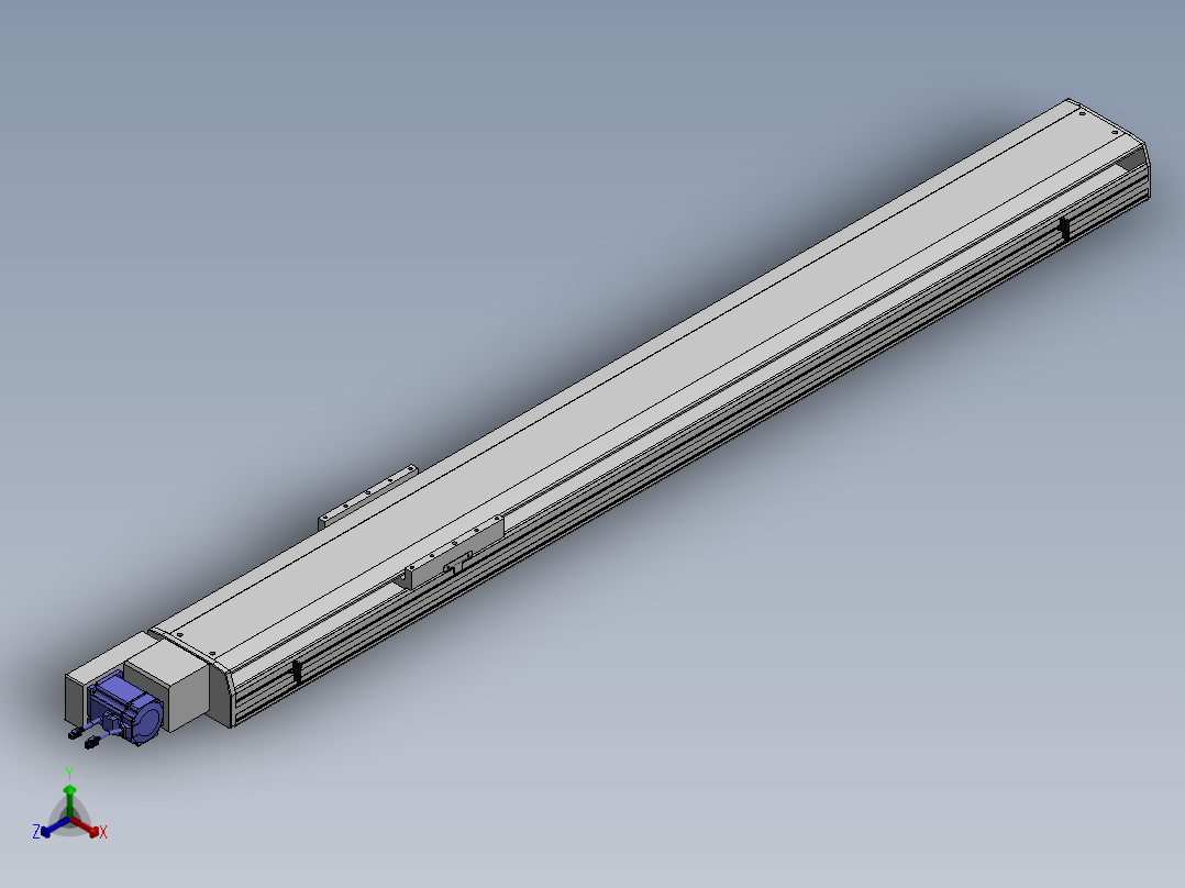 精密模组MT220-L150-1900-L-M75-C4正等轴测图